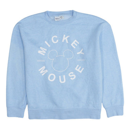 Disney Women’s Blue Mickey Mouse Sweatshirt Size S