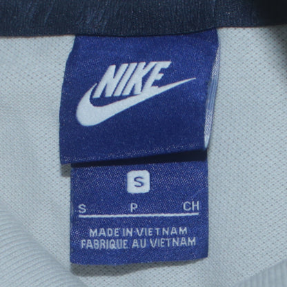 Nike Men's Blue Colourblock Short Sleeve Polo Shirt Size S