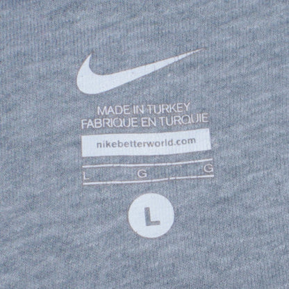 Nike Men's Purple Full Zip Hoodie L Sports Fleece Sweatshirt