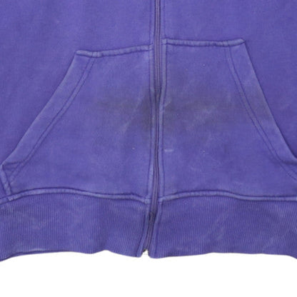Nike Men's Purple Full Zip Hoodie L Sports Fleece Sweatshirt