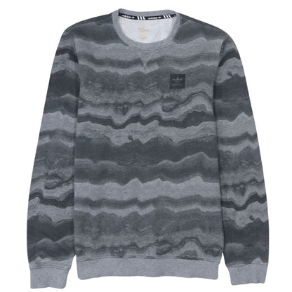Adidas Men's Grey Camouflage Crew Neck Pullover Sweatshirt Size S