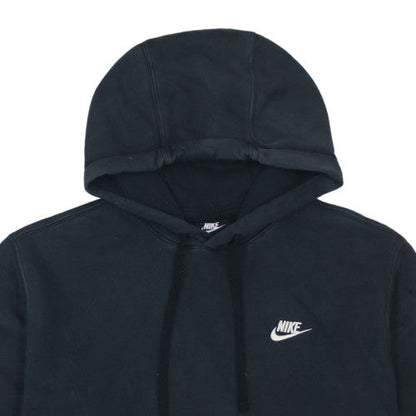 Nike Men's Black Pullover Hoodie M Regular Fit Logo Sportswear