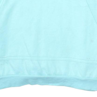 Adidas Men's Blue Pullover Hoodie Size L Sports Fleece Sweatshirt