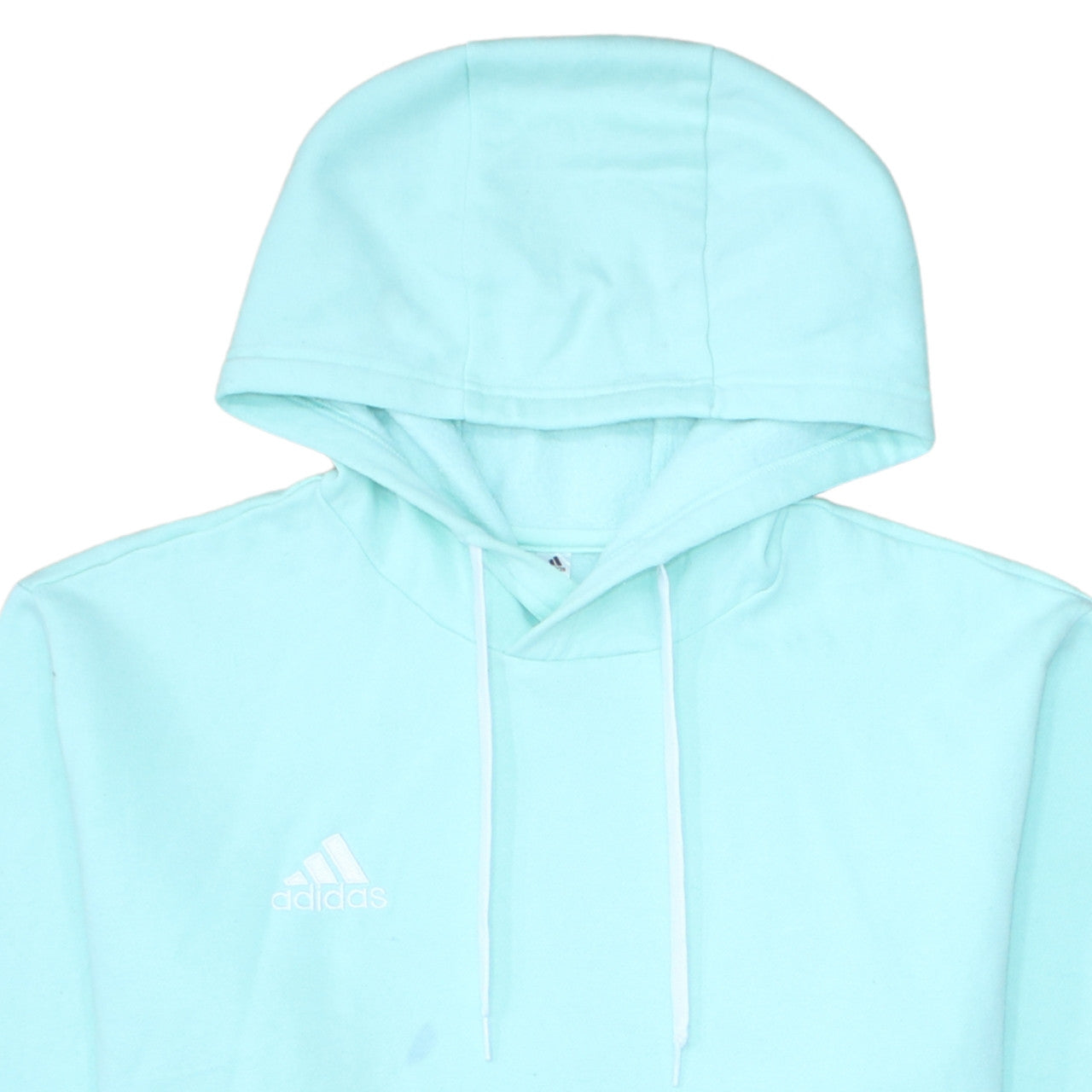 Adidas Men's Blue Pullover Hoodie Size L Sports Fleece Sweatshirt