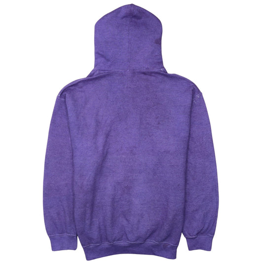 Gildan Men's Purple Pirate Graphic Pullover Hoodie Size M