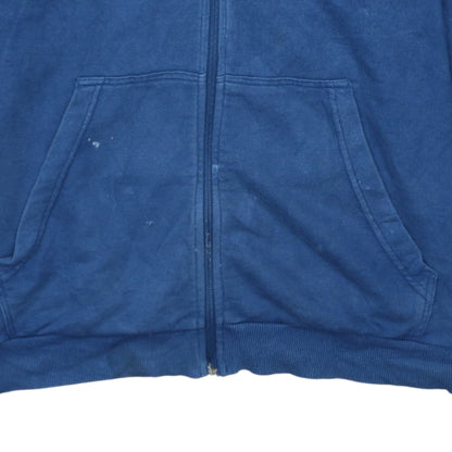 Adidas Men's Blue XL Full Zip Hoodie Sweatshirt Sportswear