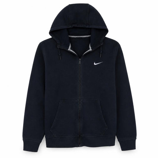Nike Men's Black Full Zip Hoodie L Fleece Sportswear