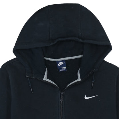 Nike Men's Black Full Zip Hoodie L Fleece Sportswear