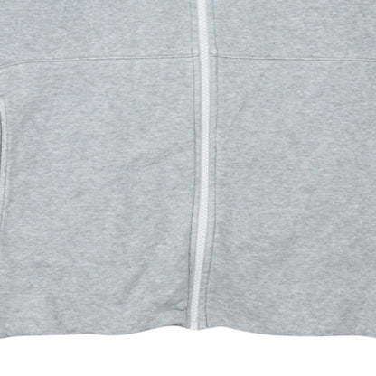Nike Men's Grey Full Zip Hoodie L Lightweight Sportswear