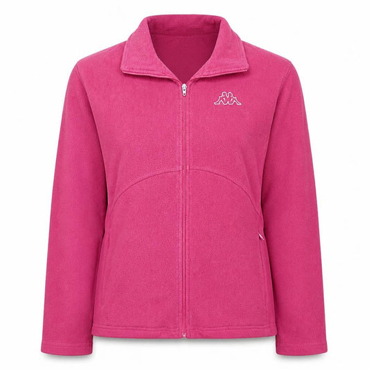 Kappa Womens Pink Fleece Full Zip Basic Jacket Size L