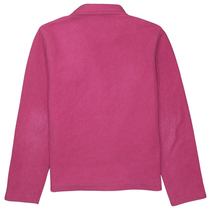 Kappa Womens Pink Fleece Full Zip Basic Jacket Size L