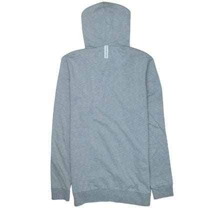 Tommy Hilfiger Men Grey M Pullover Hoodie with Logo Stripes
