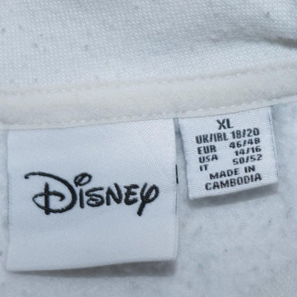 Disney Primark Women White Mickey & Friends Print Sweatshirt XL