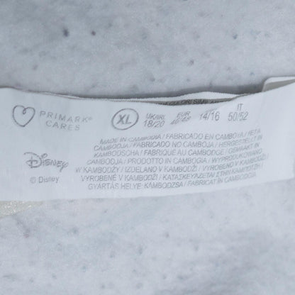 Disney Primark Women White Mickey & Friends Print Sweatshirt XL
