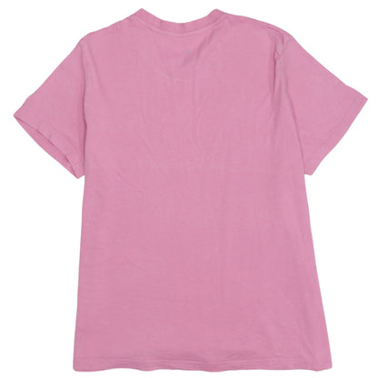 Adidas Women's Pink XL Crew Neck Short Sleeve Cotton T-Shirt