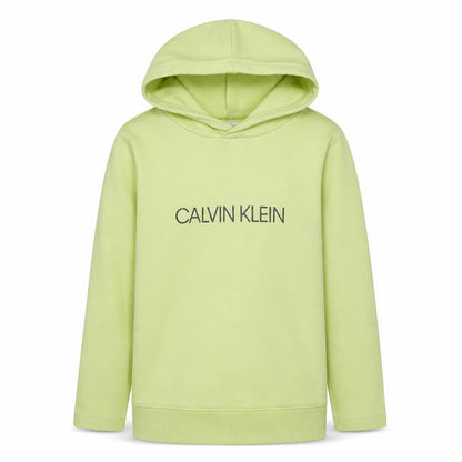 Calvin Klein Jeans Womens Light Green Hoodie Size 14 Cotton Pullover