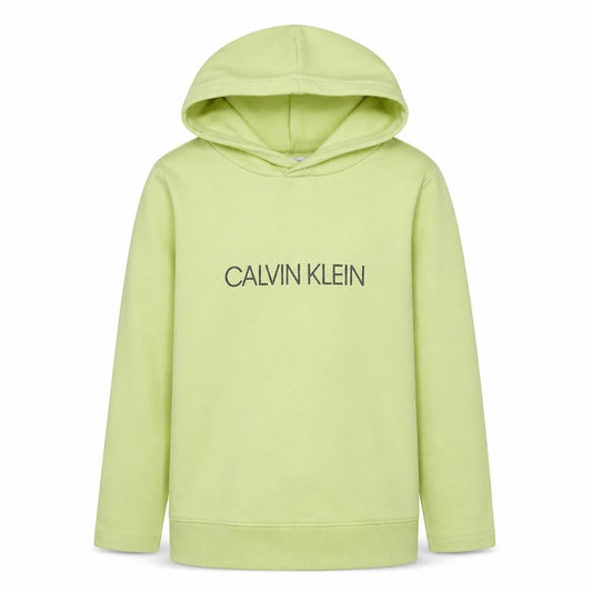 Calvin Klein Jeans Womens Light Green Hoodie Size 14 Cotton Pullover