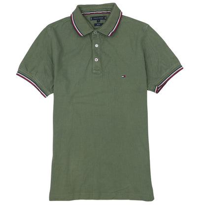 Tommy Hilfiger Men's Green Slim Fit Polo Shirt Size M