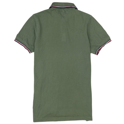 Tommy Hilfiger Men's Green Slim Fit Polo Shirt Size M