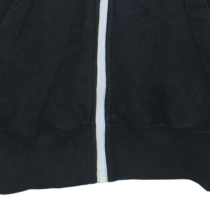 Nike Men's Black Full Zip Hoodie Small Cotton Blend Sportswear