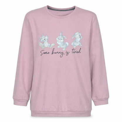 Disney Women Pink Thumper Bambi Pullover Sweatshirt UK 12-14 M