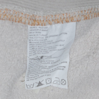Timberland Men's Ivory Pullover Sweatshirt Size L Graphic Logo