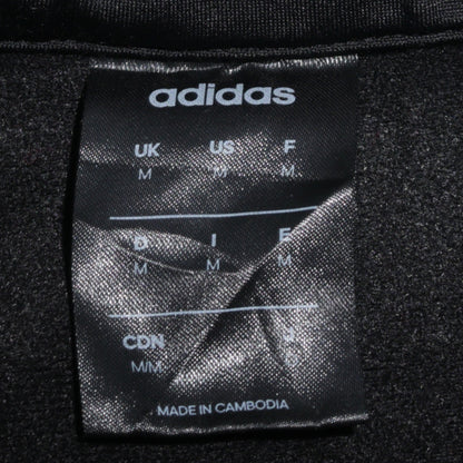 Adidas Mens Black Medium Track Jacket Full Zip Sportswear
