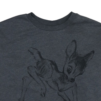 Disney x Primark Women's Grey Bambi Pullover Sweatshirt 2XS