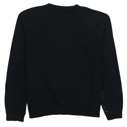 Nike Men's Black Small Pullover Crew Neck Logo Sweatshirt