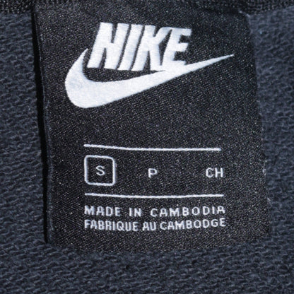 Nike Men's Black Small Pullover Crew Neck Logo Sweatshirt