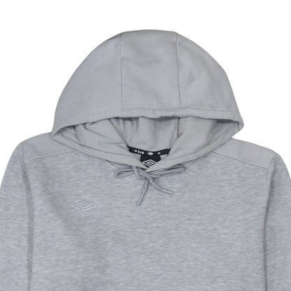 Umbro Mens Grey XL Pullover Hoodie Fleece Sweatshirt