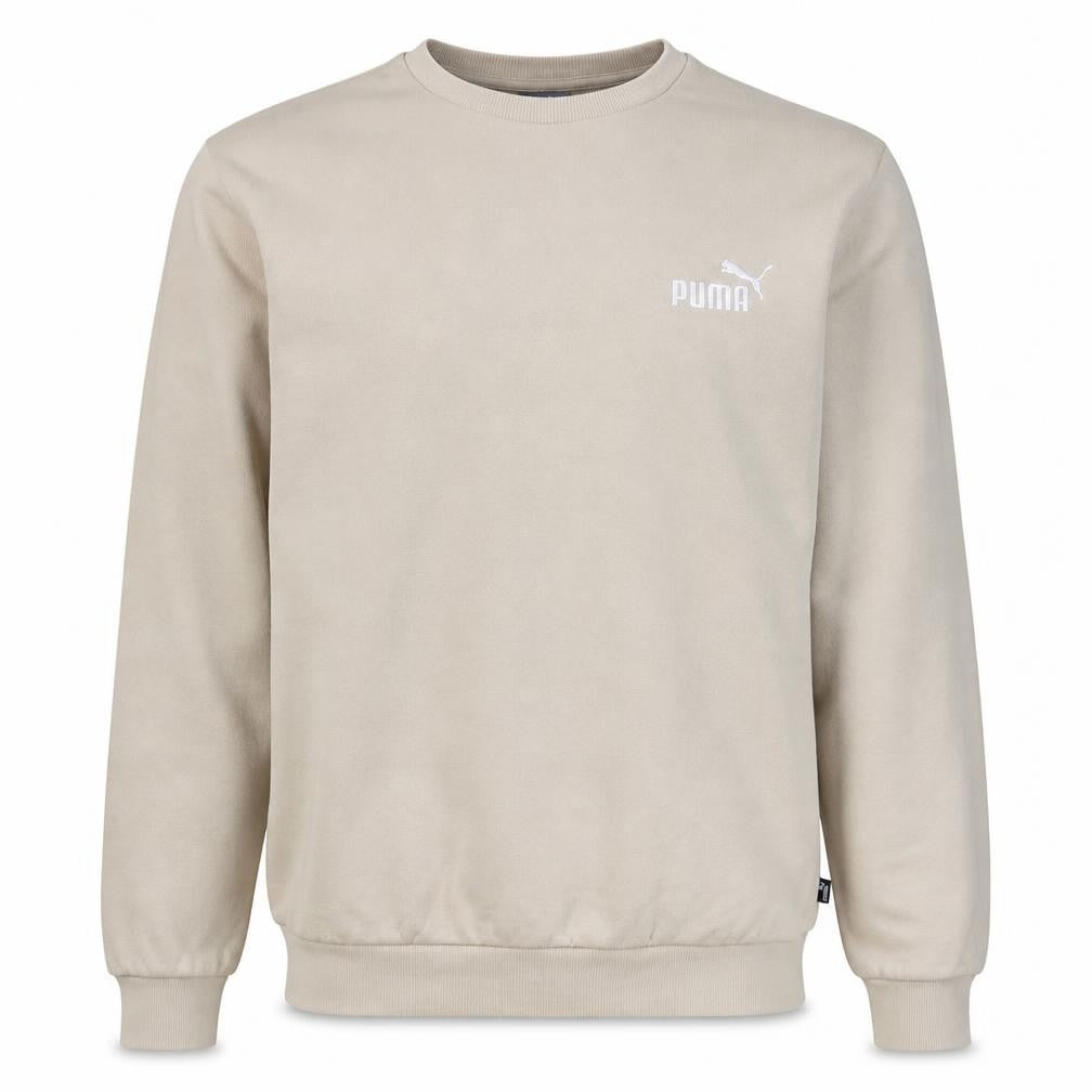 Puma Men’s Beige Crew Neck Pullover Sweatshirt Size S