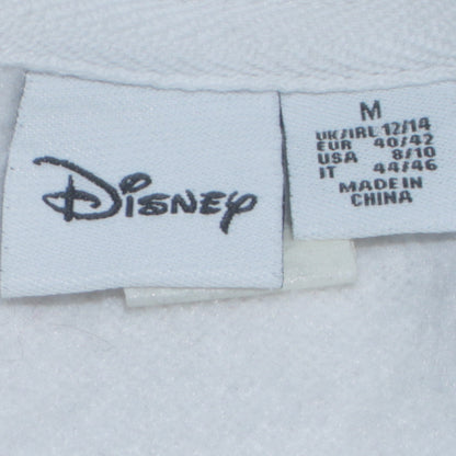 Disney Primark Womens White Mickey Mouse Print Pullover Sweatshirt Size M