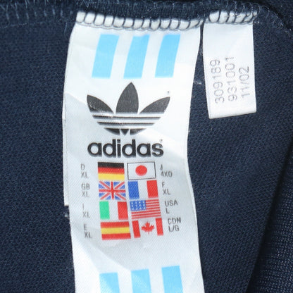 Adidas Men's Blue XL Track Jacket Full Zip Retro Sportswear