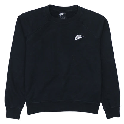 Nike Men's Black Small Crew Neck Pullover Sweatshirt