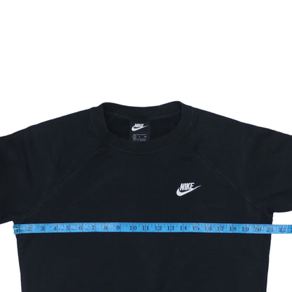 Nike Men's Black Small Crew Neck Pullover Sweatshirt