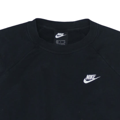 Nike Men's Black Small Crew Neck Pullover Sweatshirt