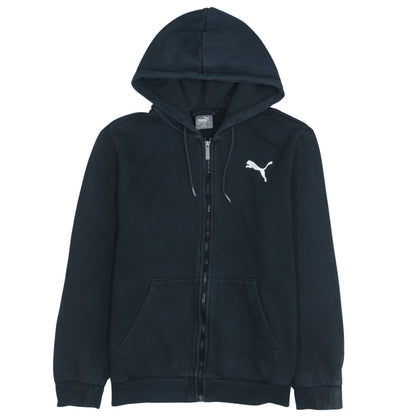 Puma Men's Black Full Zip Hoodie Size S Fleece Sportswear