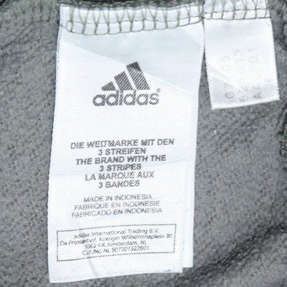 Adidas Men's Grey Sweatshirt M Pullover Crew Neck Logo Sportswear
