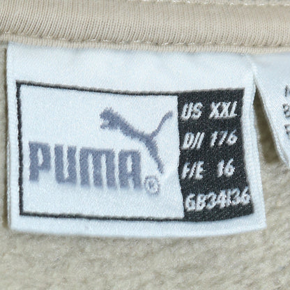 Puma Women's Beige Crew Neck Pullover Sweatshirt Size 16