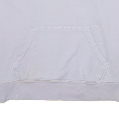 Levi's Women White Pullover Hoodie S Logo Print Casual Cotton Blend