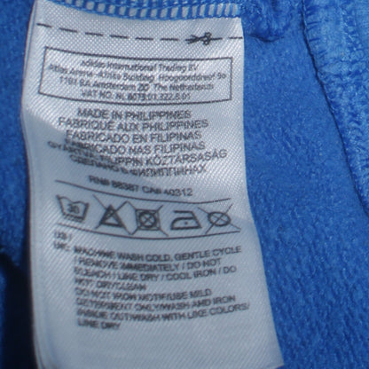 Adidas Men's Blue Pullover Hoodie XL Logo Graphic Sportswear