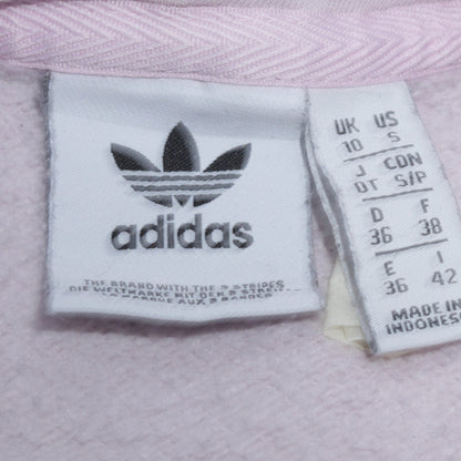 Adidas Women’s Pink Hoodie Size 10 Pullover Hooded Sweatshirt