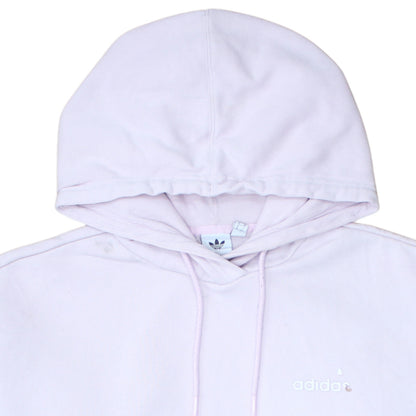 Adidas Women’s Pink Hoodie Size 10 Pullover Hooded Sweatshirt