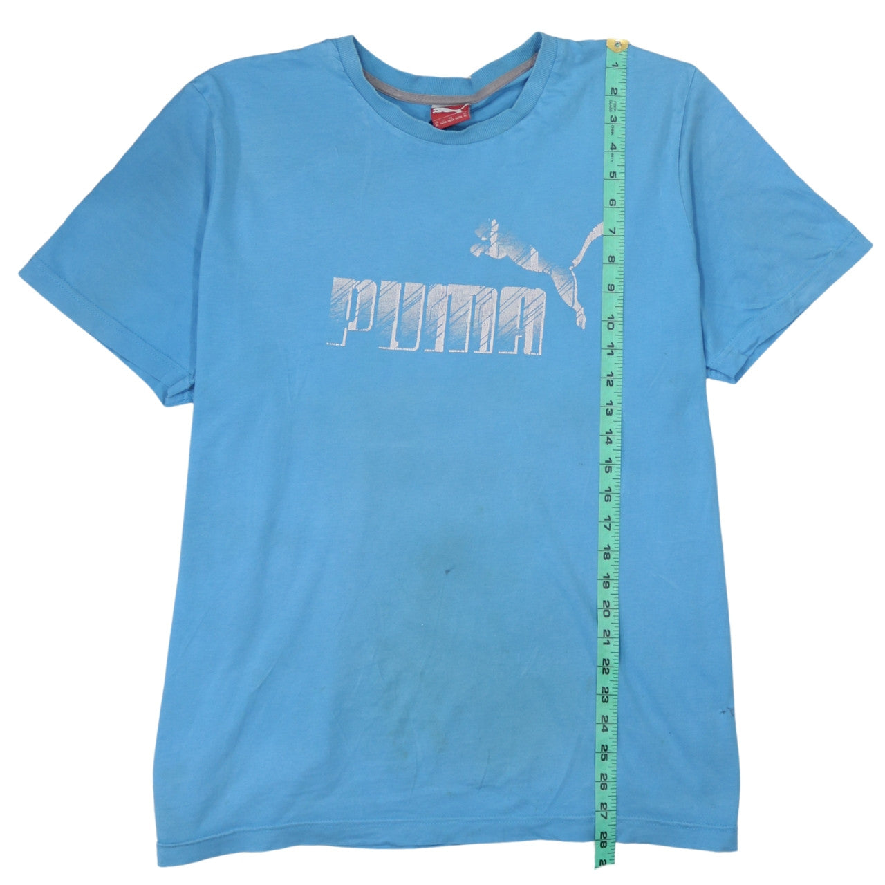 Puma Men's Blue XL Graphic Logo Sports T-Shirt