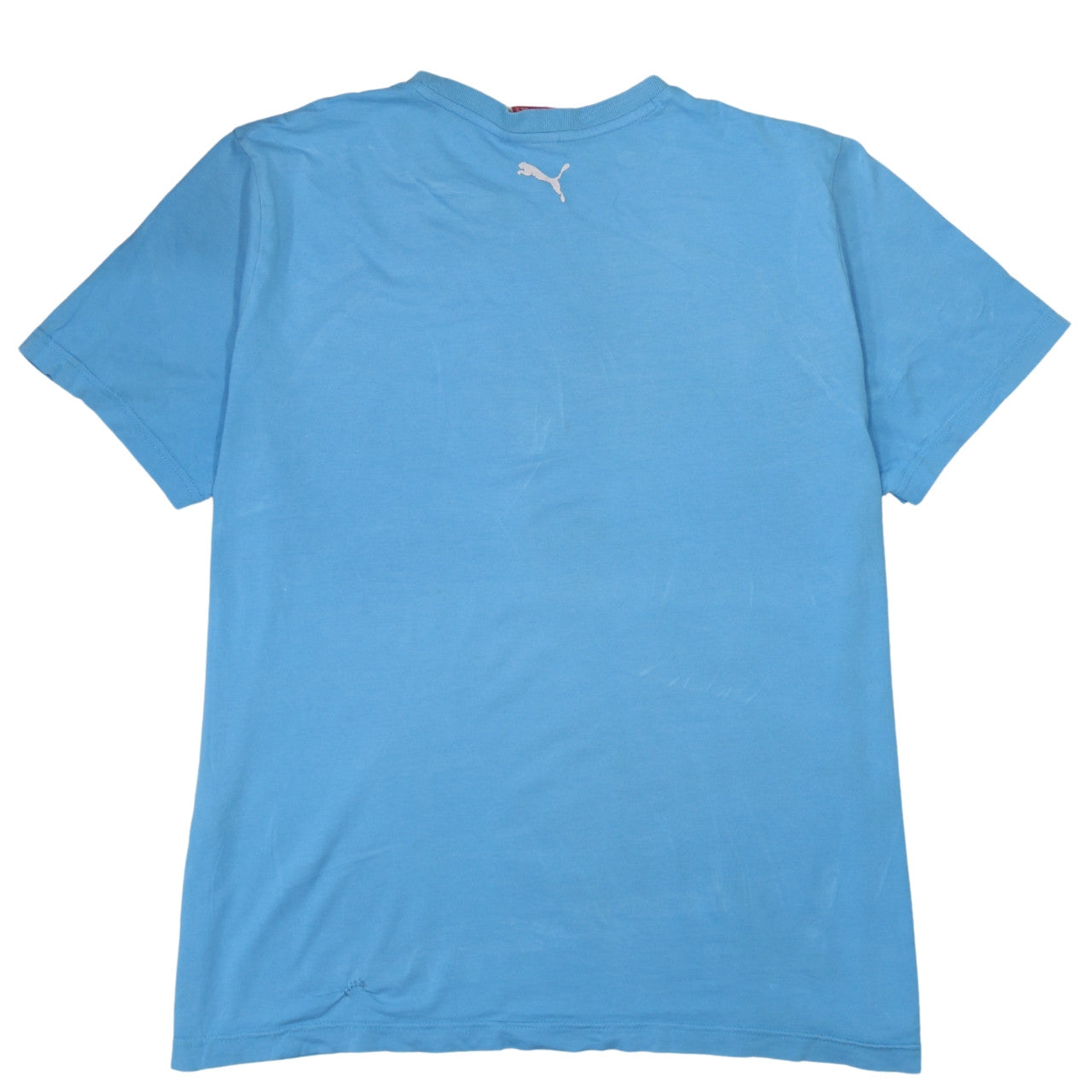 Puma Men's Blue XL Graphic Logo Sports T-Shirt