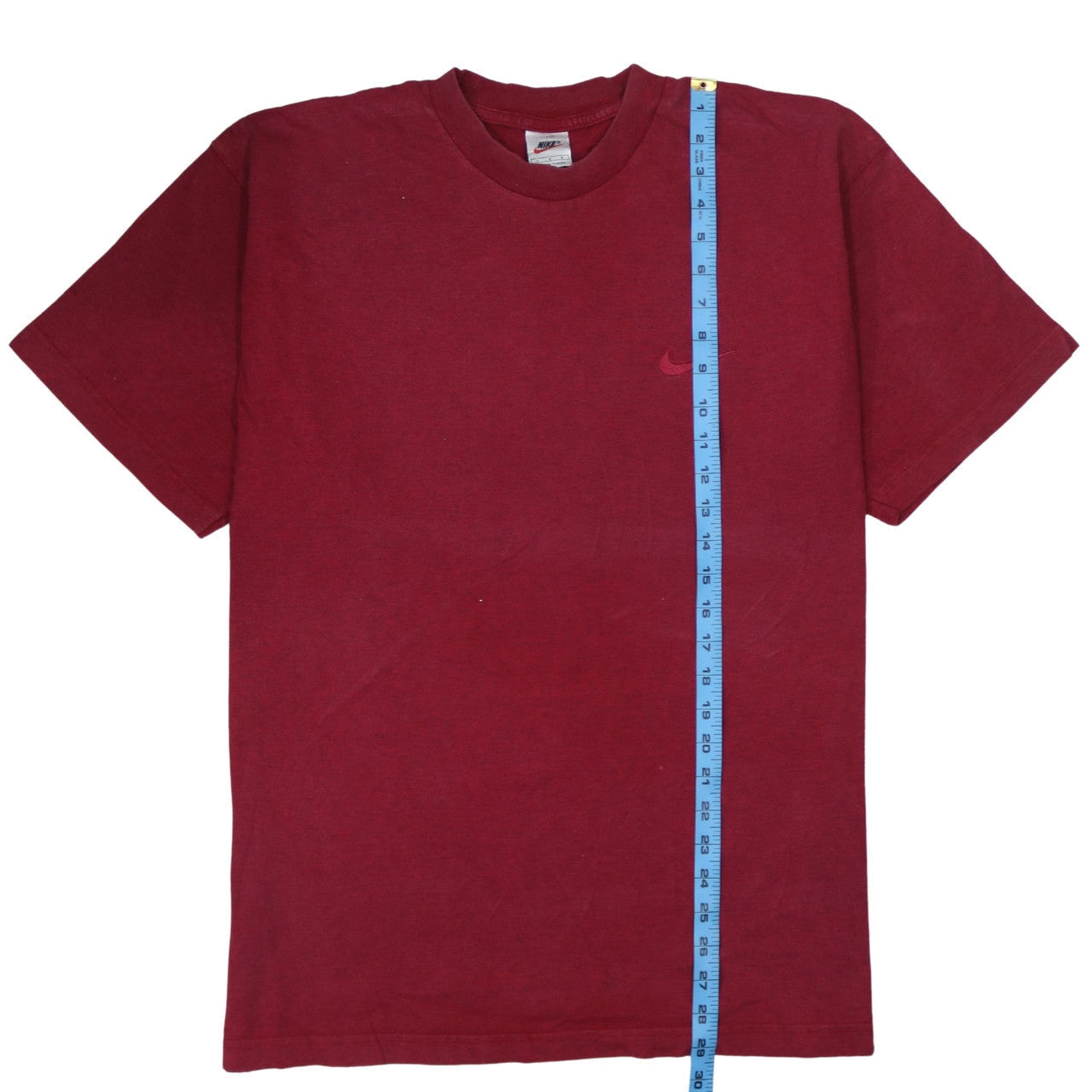 Nike Men's Red Cotton Crew Neck Short Sleeve T-Shirt Size L