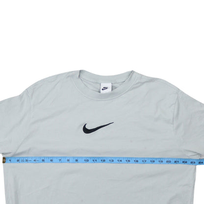 Nike Men's Grey Logo Short Sleeve Crew Neck T-Shirt Size L