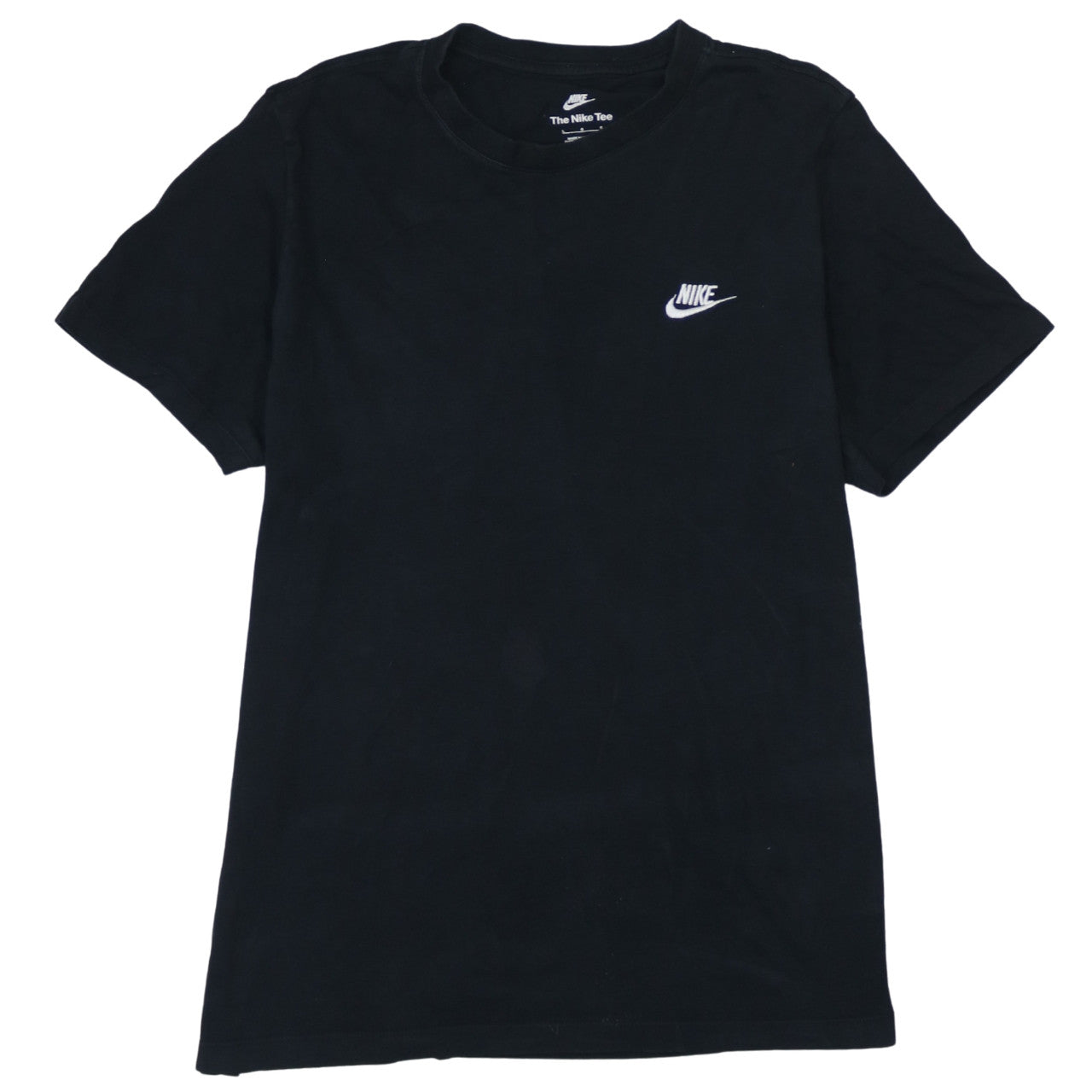 Nike Men's Black Crew Neck Short Sleeve Cotton T-Shirt Size L