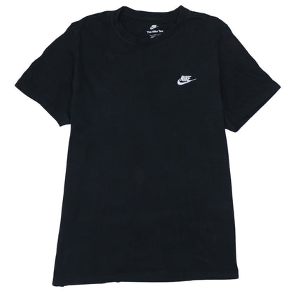 Nike Men's Black Crew Neck Short Sleeve Cotton T-Shirt Size L